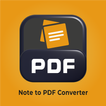 Note To PDF Converter icon