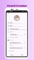 Vcf File Creator - Vcard maker capture d'écran 2