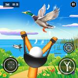 Slingshot 3D: 槍戰遊戲 鸟类狩猎射击游戏