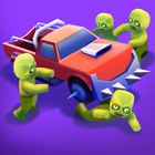Hit zombie with car: roadkill-icoon