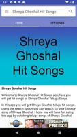 Shreya Ghoshal Hit Songs capture d'écran 1