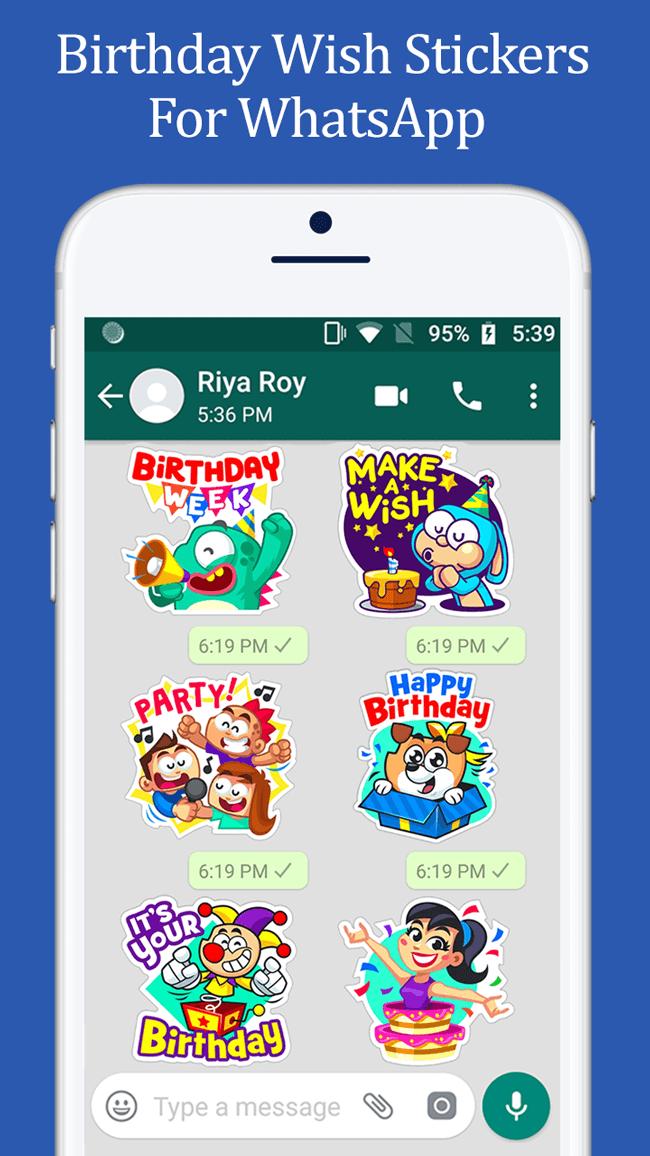 Birthday Wish Sticker For Whatsapp APK pour Android Télécharger