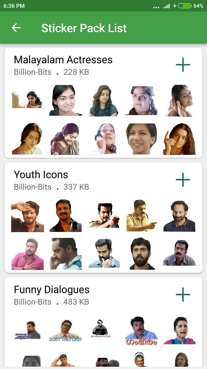 Uvvo App Malayalam Whatsapp Stickers And Trolls App Ranking And