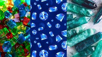 Gemstone Wallpaper Plakat