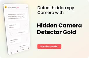 Hidden Camera Detector Gold poster