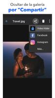 Ocultar vídeos y fotos captura de pantalla 2