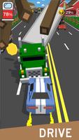 Highway Rage - block racing games скриншот 2