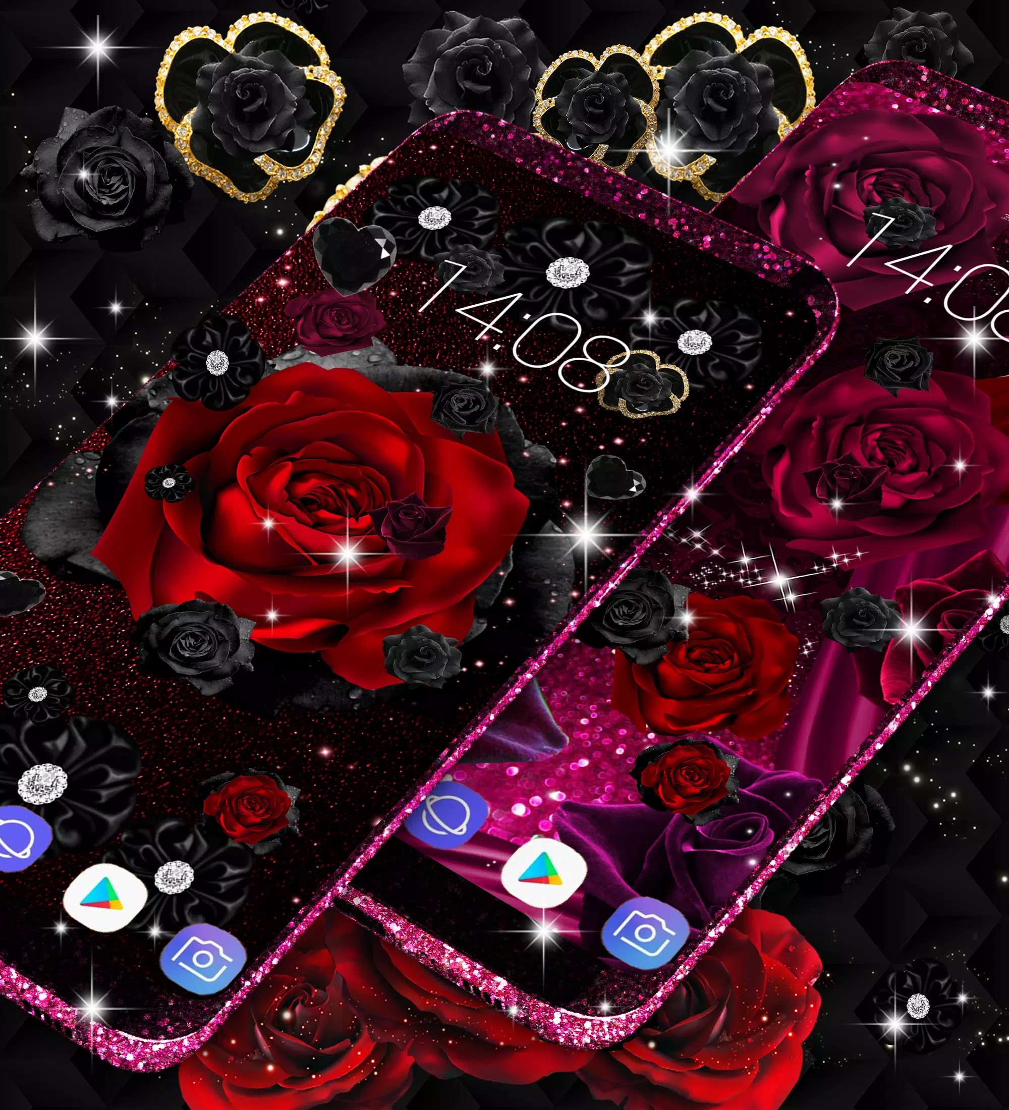 Black rose live wallpaper APK for Android Download