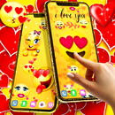 APK Emoji love live wallpaper