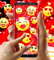 Emoji love live wallpaper تصوير الشاشة 2