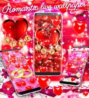 برنامه‌نما Romantic live wallpaper عکس از صفحه
