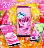 Rose pink water drop wallpaper capture d'écran 3