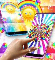 Rainbow live wallpaper اسکرین شاٹ 3