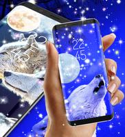 Wolf live wallpaper ảnh chụp màn hình 3