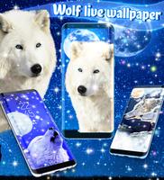 Wolf live wallpaper ảnh chụp màn hình 1