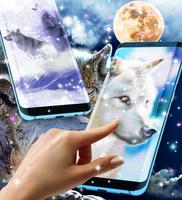 Wolf live wallpaper syot layar 2