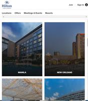 Hilton Hotels App Affiche