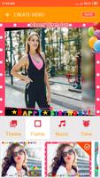 Birthday Video Maker Hindi - w 스크린샷 3