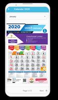Calendar 2020  - कैलेंडर 2020 海报