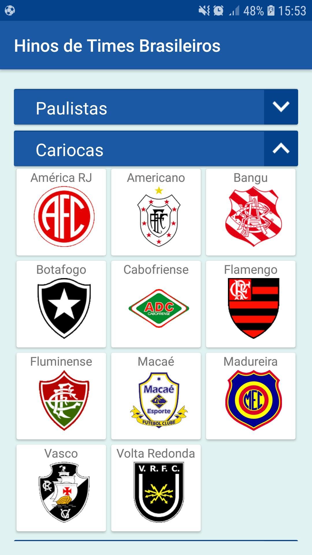 Hinos De Clubes Brasileiros Para Android Apk Baixar