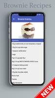 Brownie Recipes/ homemade brownie With & Wo butter plakat