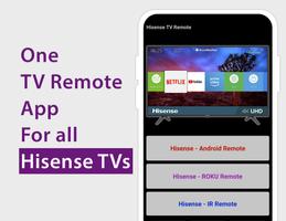 Hisense TV Remote Affiche