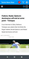 Tennis News Now Ekran Görüntüsü 1