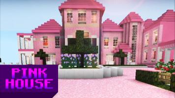 Pink houses for minecraft تصوير الشاشة 2