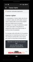 Caesar cipher screenshot 1