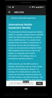 International Mobile Equipment Identity (IMEI) capture d'écran 1