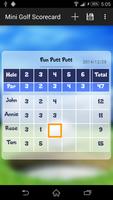 Mini Golf Scorecard Screenshot 1