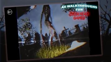 All Walkthroughs For Siren Head Games Affiche