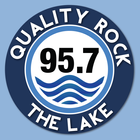 95.7 The Lake - Quality Rock Zeichen