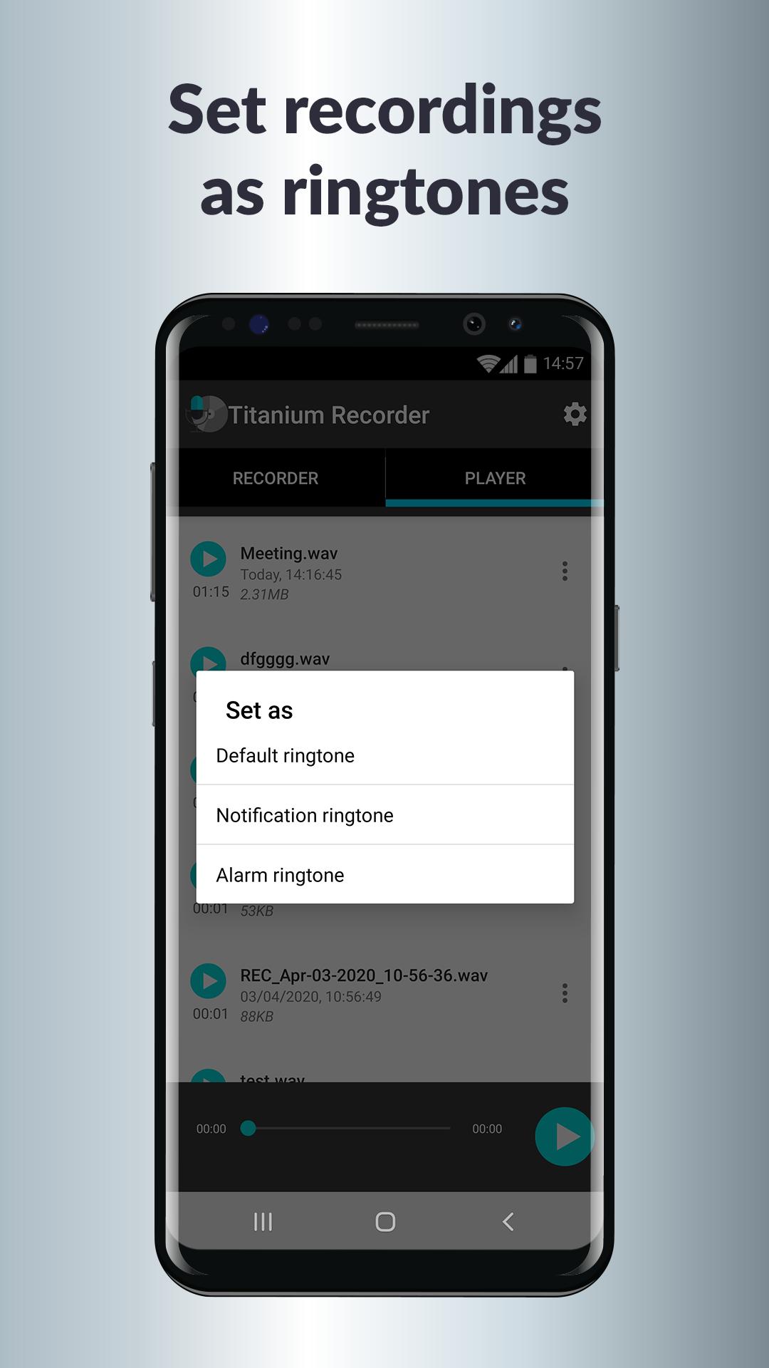 Titanium Voice Recorder With Number Id For Android Apk Download - titanium roblox id full