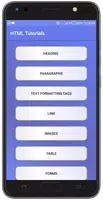 HTML Tutorials Screenshot 1
