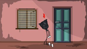 Stealing Stickman : Funny Esca تصوير الشاشة 2