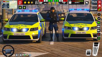 경찰차 운전 추격 게임 포스터