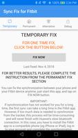 Sync Fix for Fitbit постер