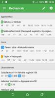 Szegedi Menetrend اسکرین شاٹ 1