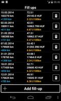 Vehicle Admin (fuel logger) screenshot 1