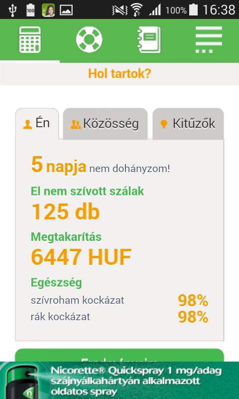 leszokni a dohányzásról apk