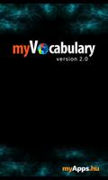 my Vocabulary - myApps Affiche