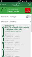 Hungarian Post Application screenshot 2