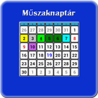 Műszaknaptár ikon