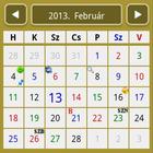 Szolgálati naptár klasszik icon