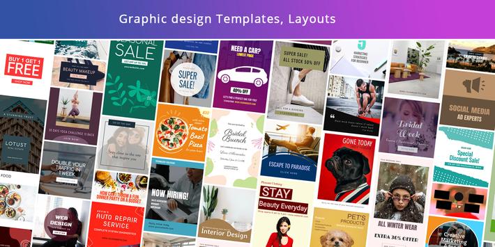 Poster Maker 2021 Flyer, Banner Ad graphic design 截图 12