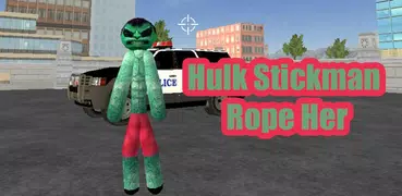 Amazing Hulk Stickman Rope Hero Gangstar Crime