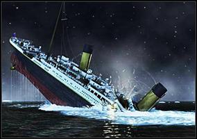 Catastrophe et naufrage du Titanic Affiche
