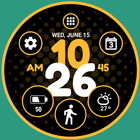 Color Watch Face (by HuskyDEV) أيقونة