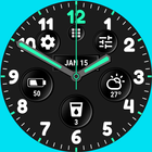 Analog Watch Face by HuskyDEV آئیکن